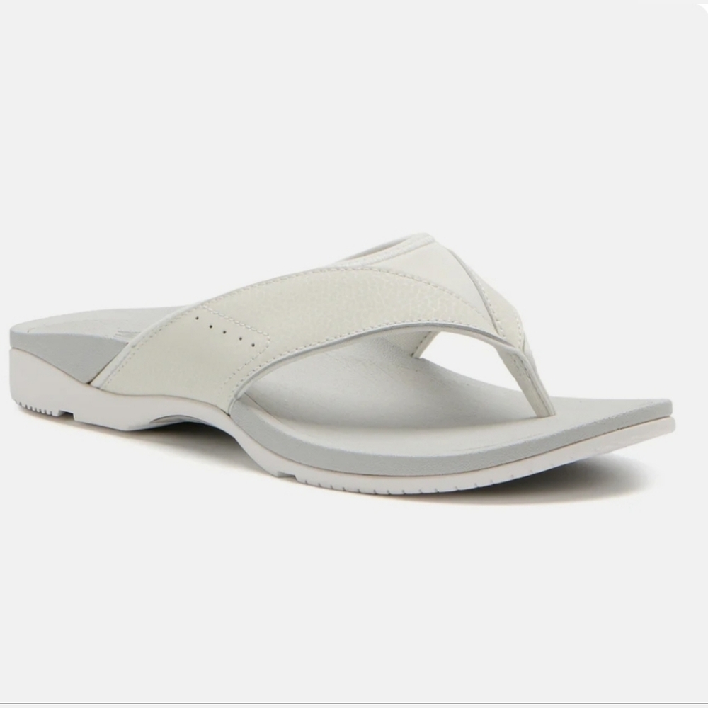 New The Walking Co. BALBOA METATARSAL Sandal White 5 Comfort Leather Shoe No Lid - Picture 13 of 14